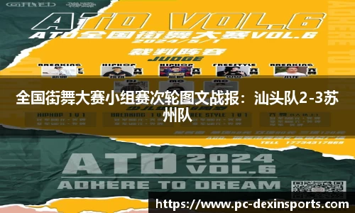 全国街舞大赛小组赛次轮图文战报：汕头队2-3苏州队